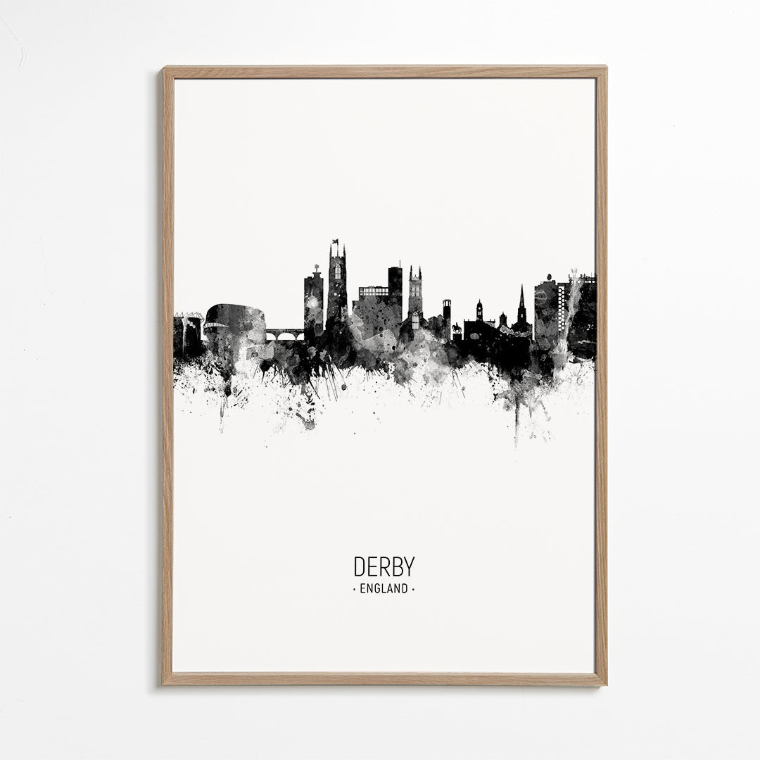 Městské umění: Derby skyline v inkoustu