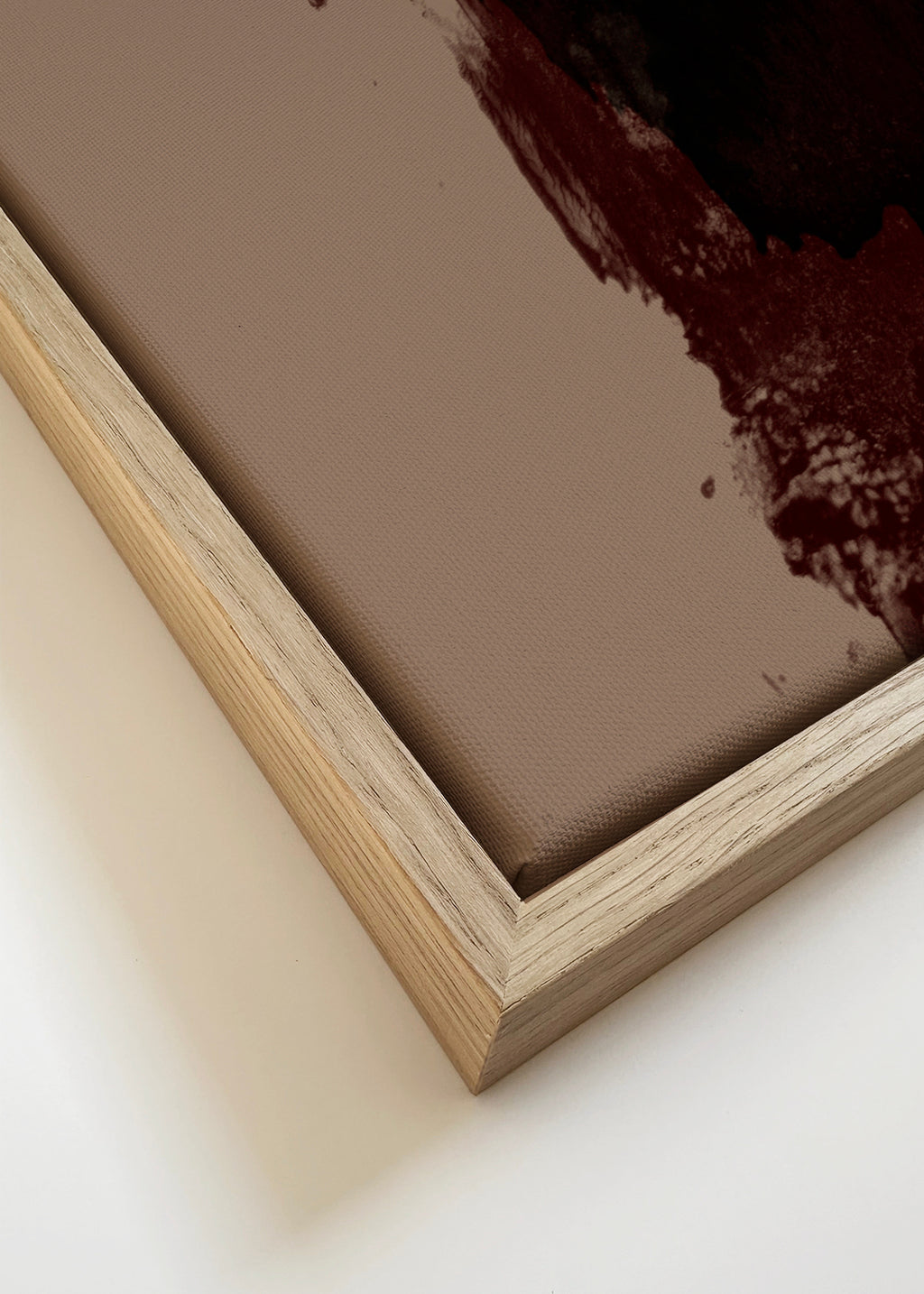Organic Abstract Natural Colour #2 - Framed canvas detail