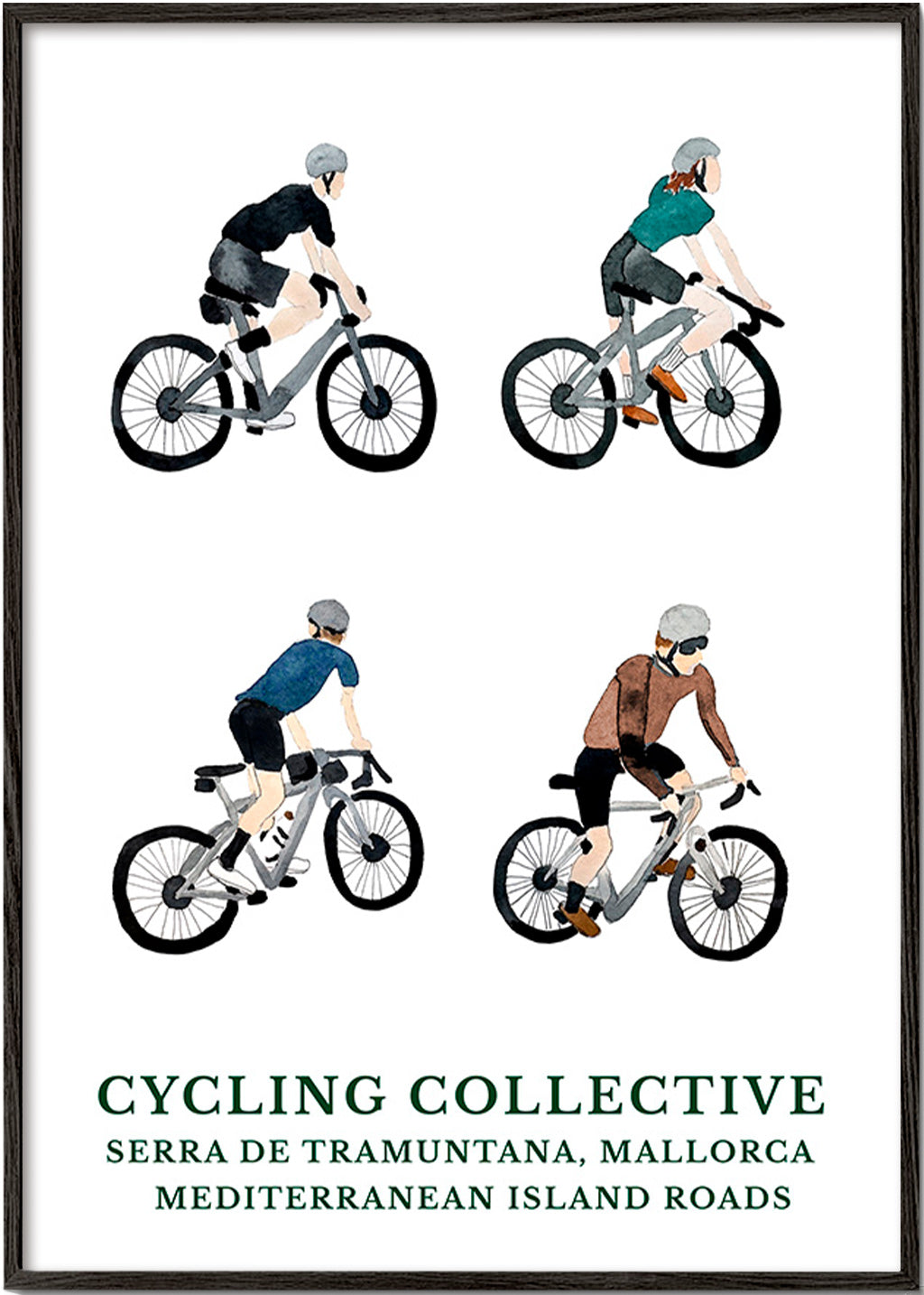 Sportovní obraz Mallorca cyklisté