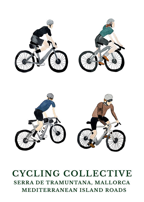 Sportovní obraz Mallorca cyklisté