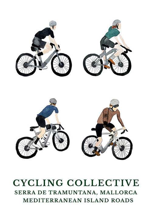 Sportovní obraz Mallorca cyklisté