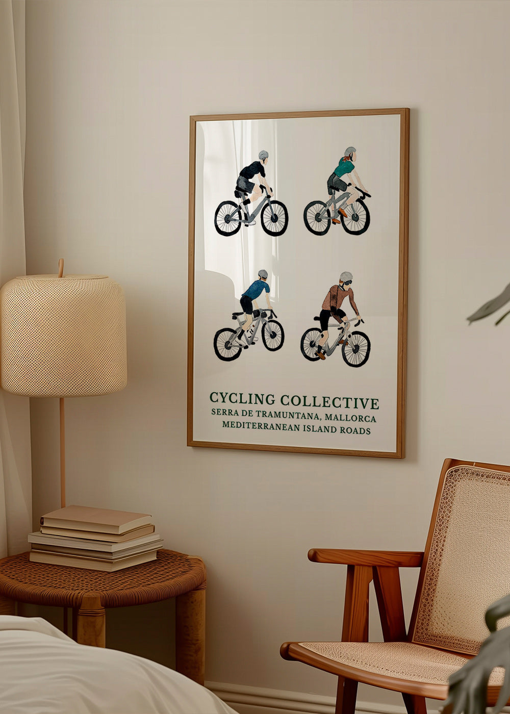 Sportovní obraz Mallorca cyklisté