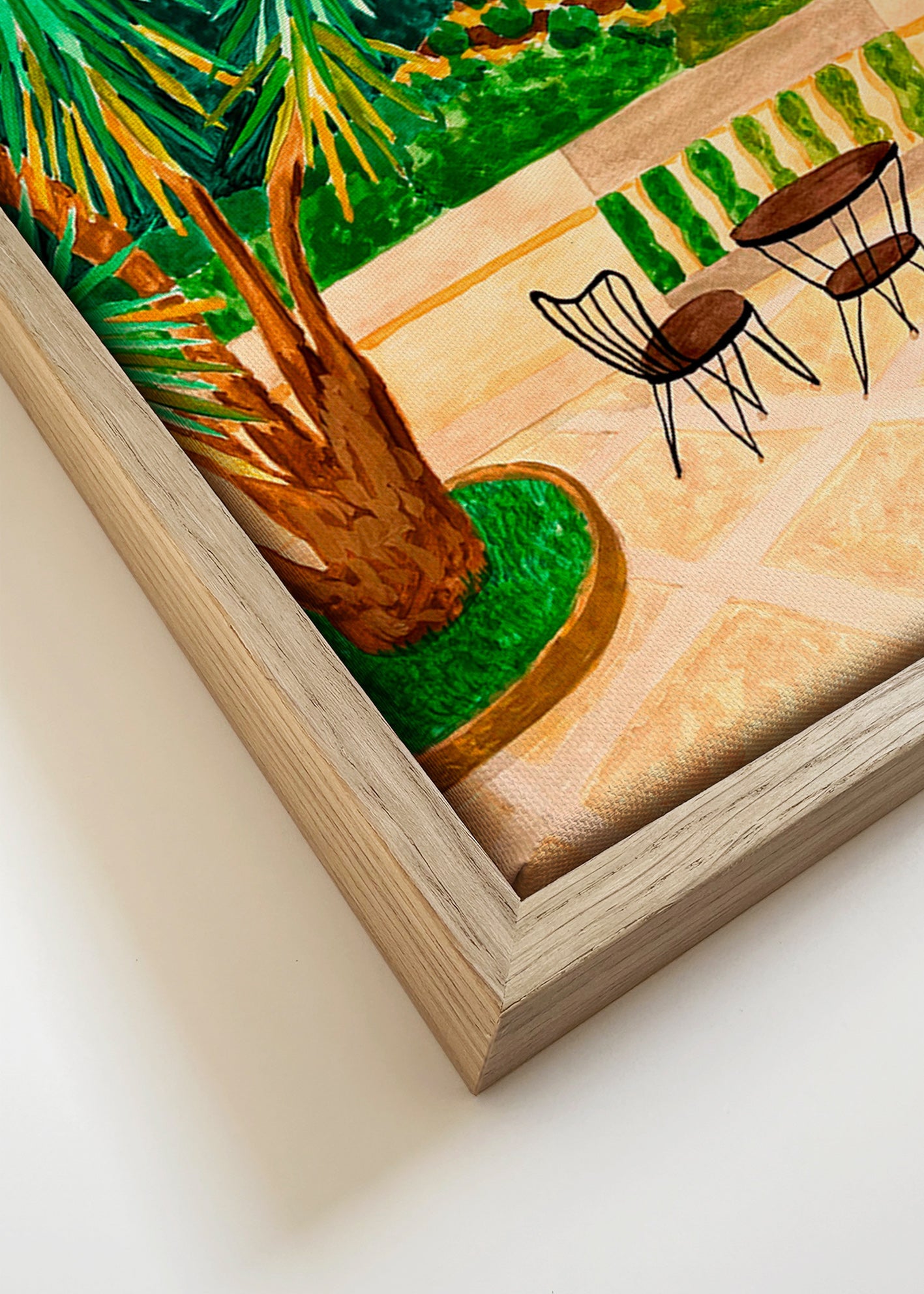 Botanický plakát: středomořská terasa