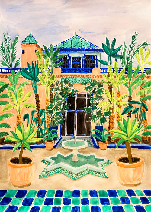 Jardin Majorelle - Unframed art print