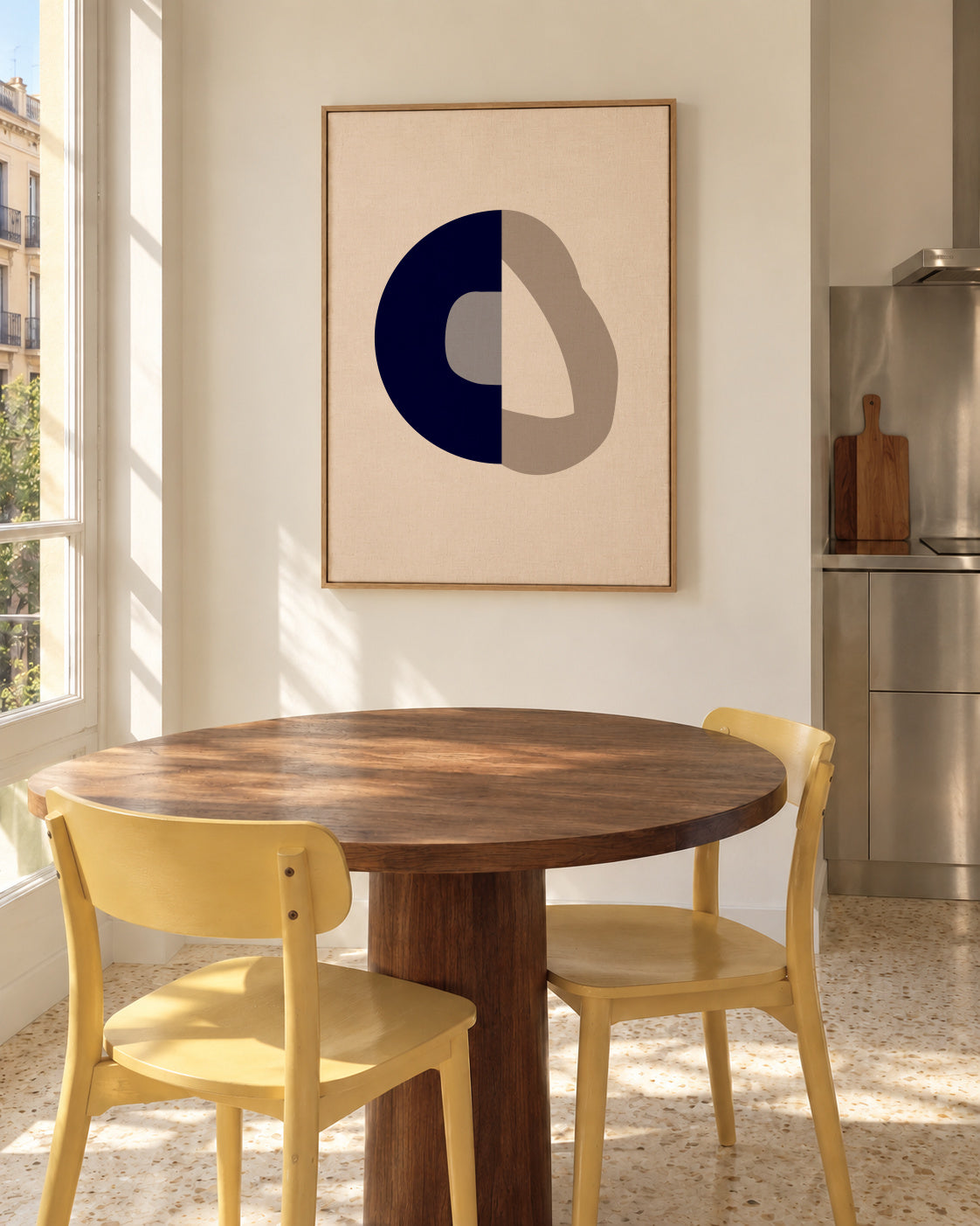 Form IXX - Framed canvas in an interior