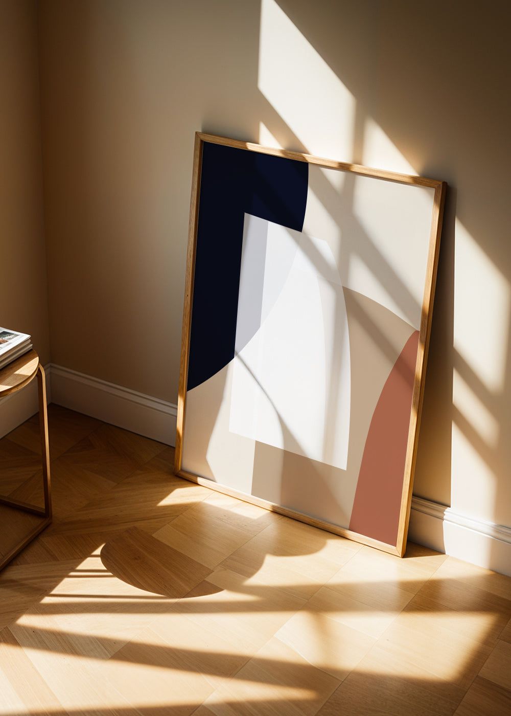 Abstract V - Framed poster in an interior