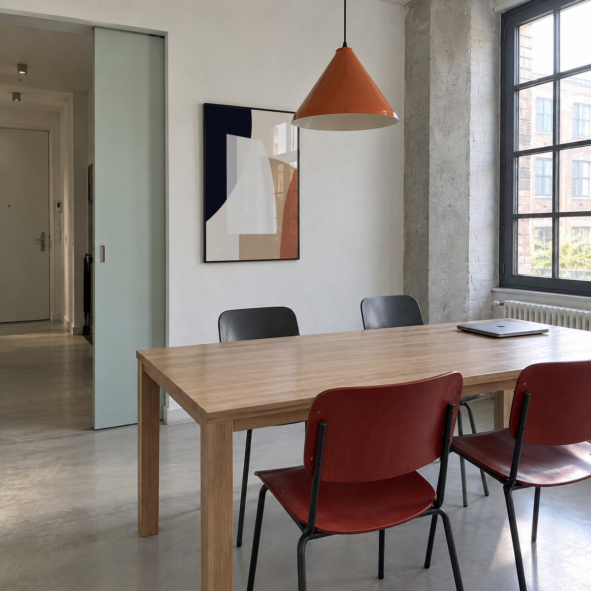 Abstract V - Framed poster in an interior