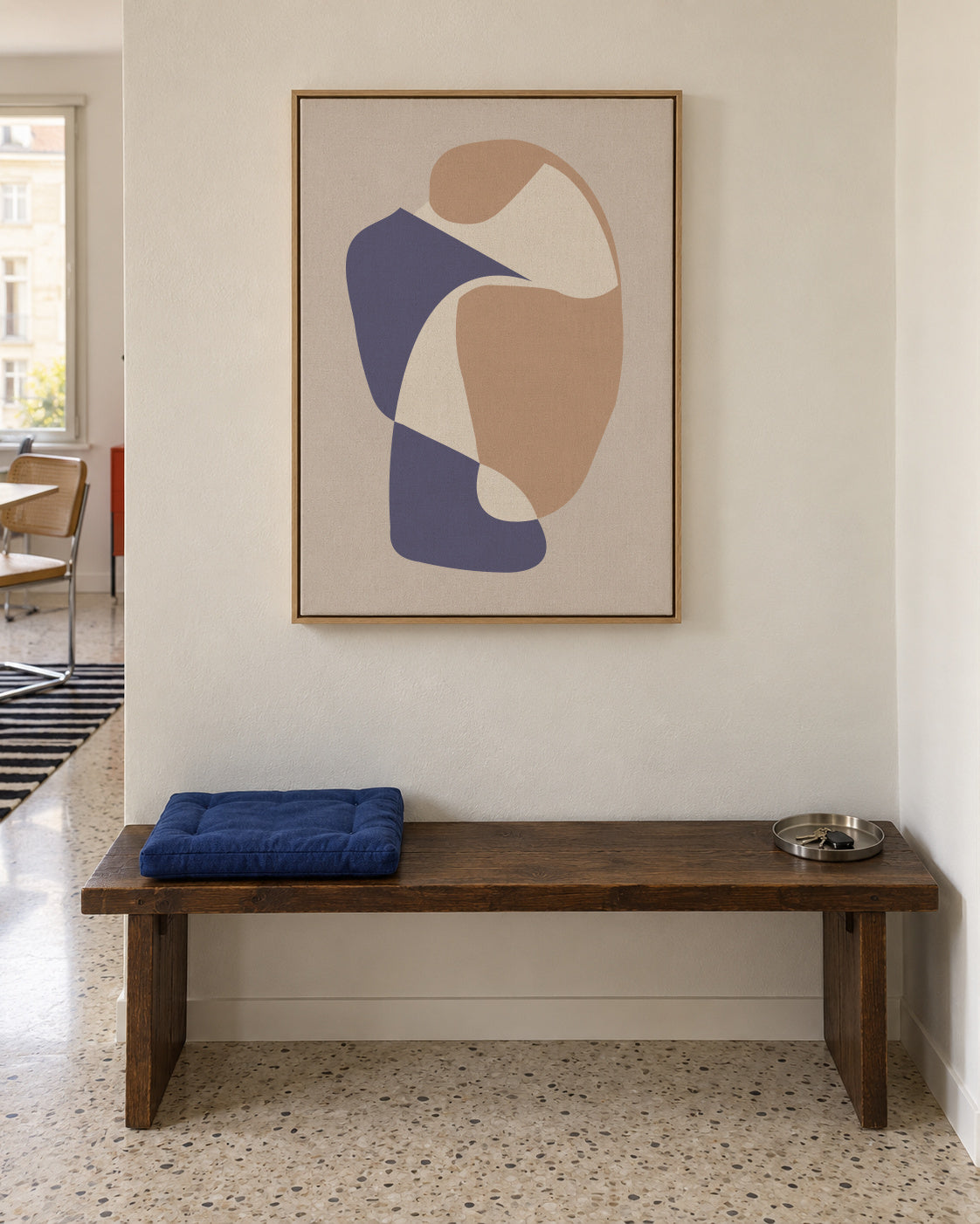 Form XXVIII - Framed canvas in an interior