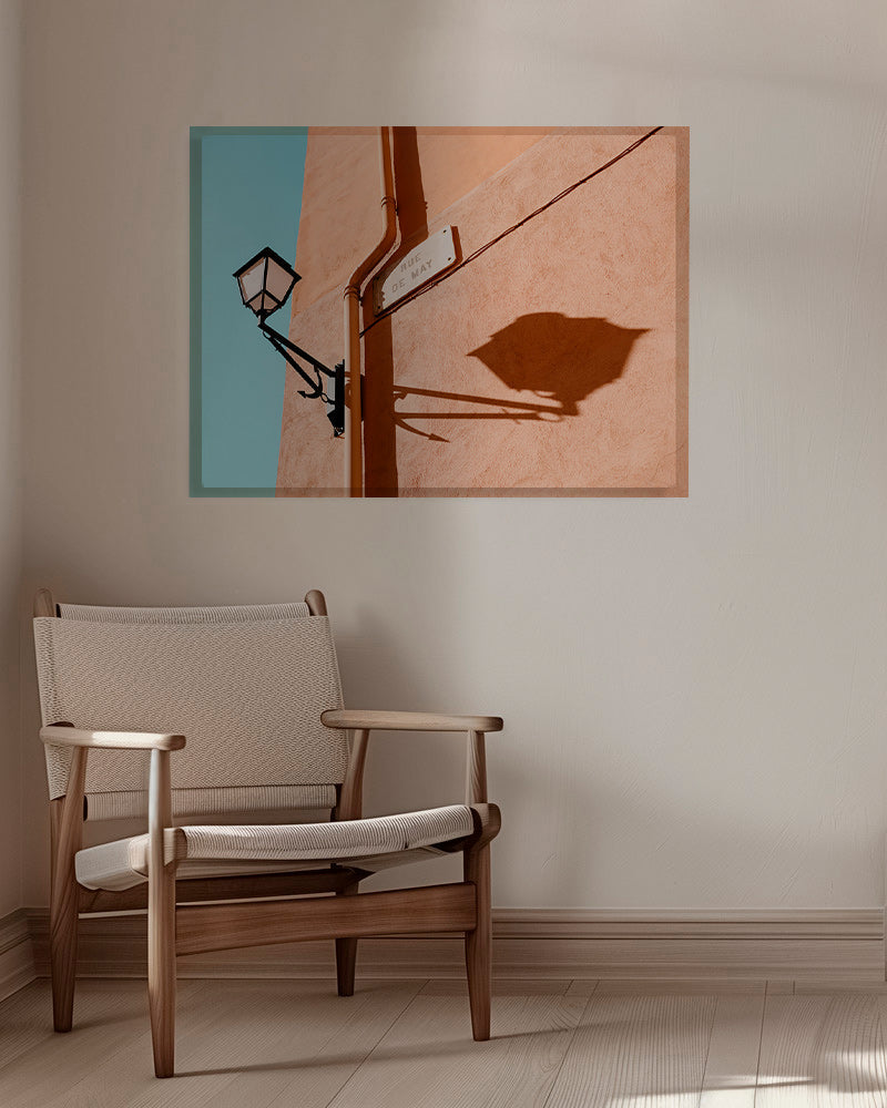 Obraz do kuchyně Rue de May lampa a stín – Canvas