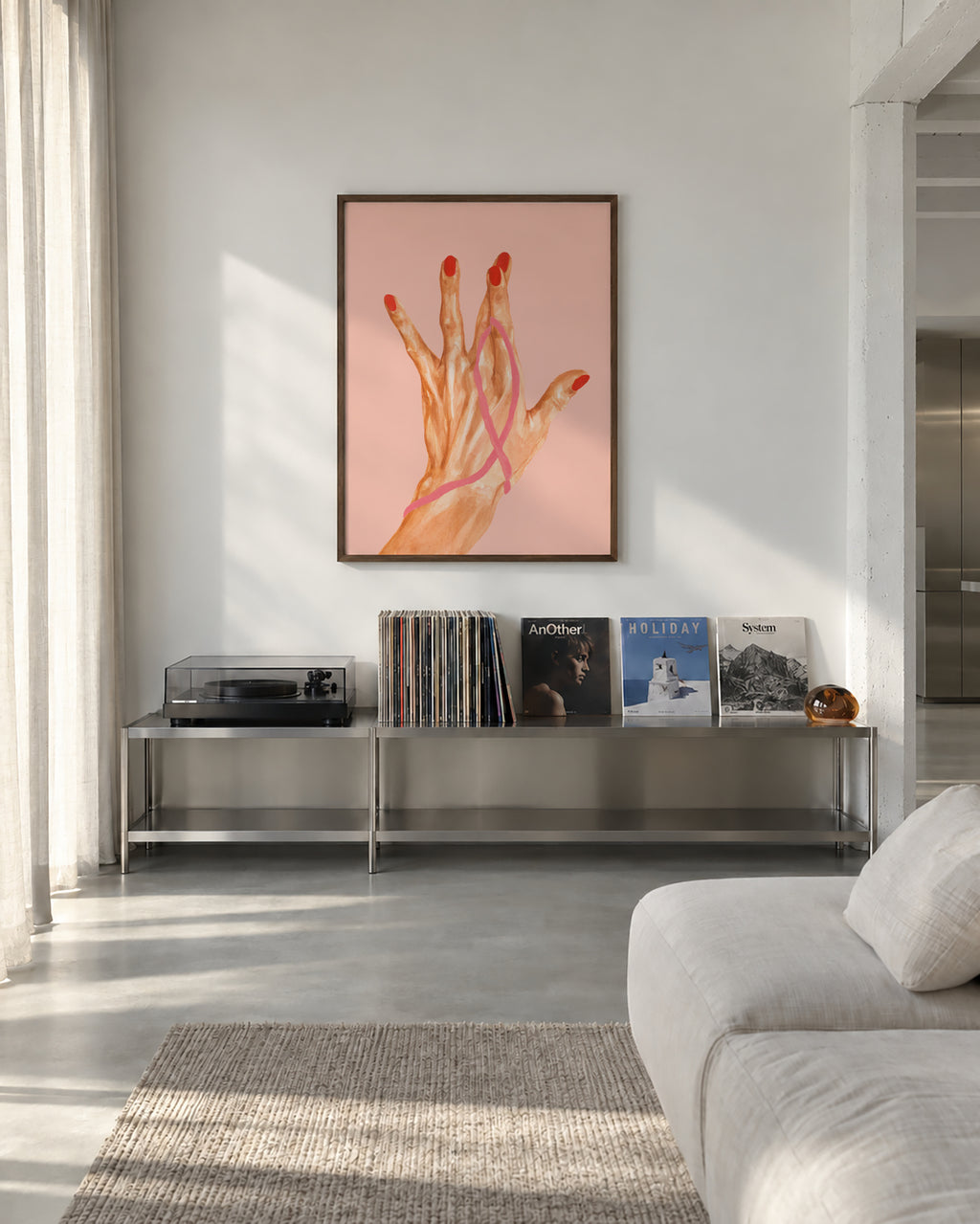 Promise - Framed poster in an interior