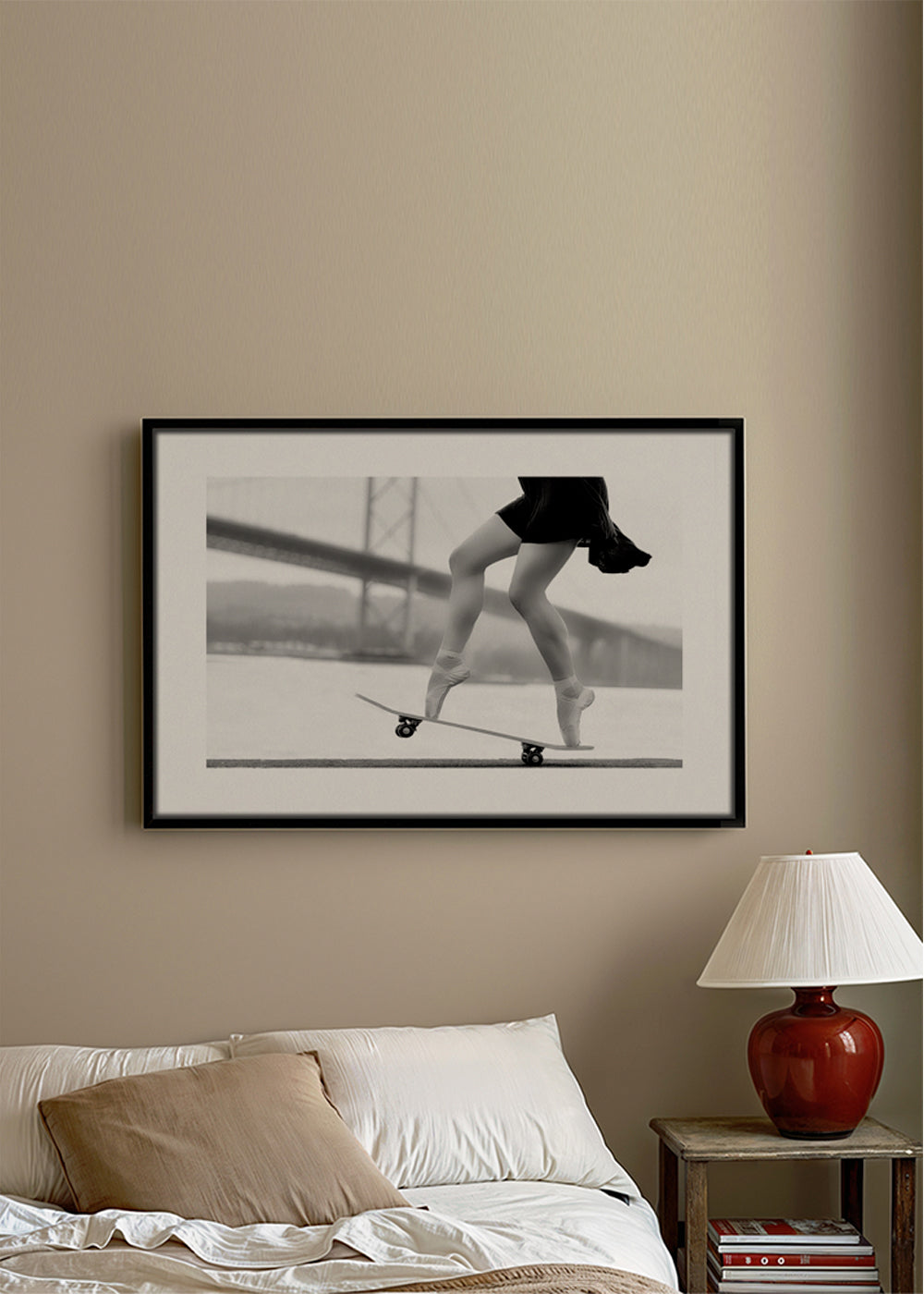 Fotografie skatera na špičkách