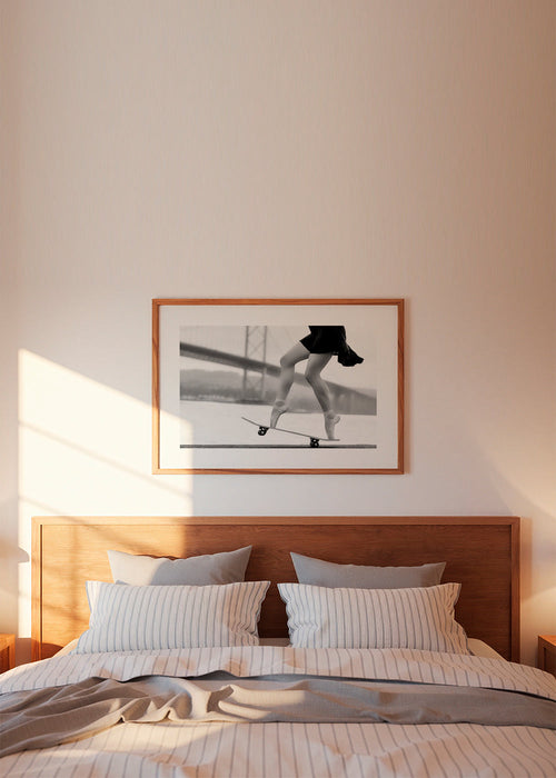 Fotografie skatera na špičkách