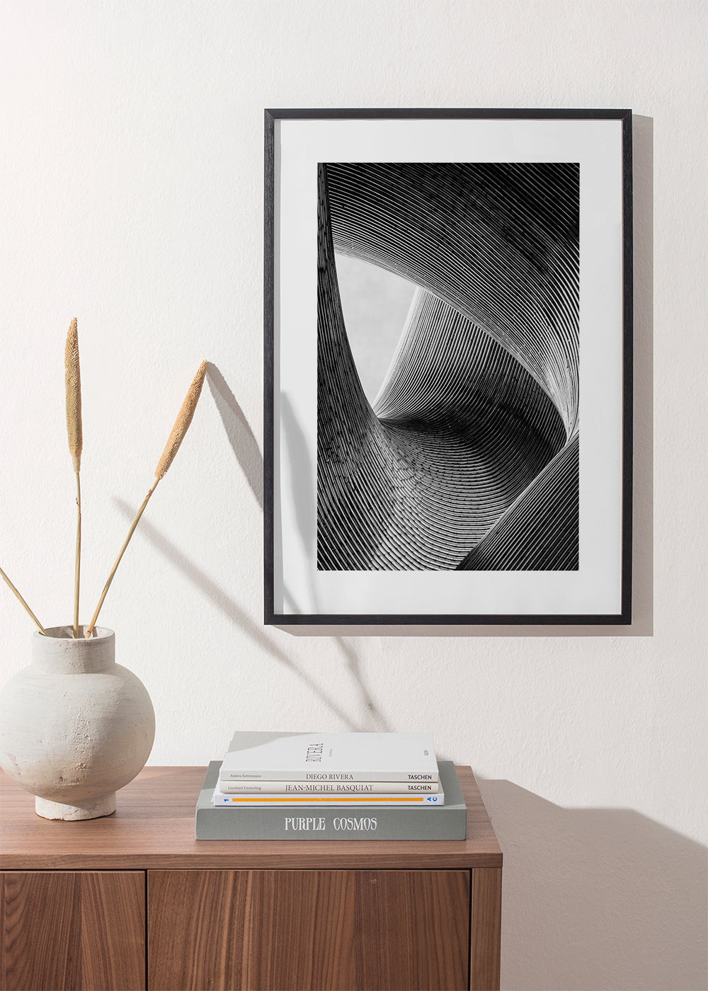 Architektonická fotografie zakřivených linií
