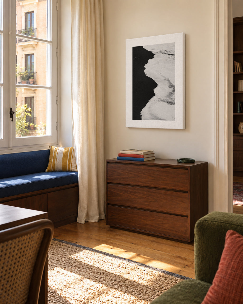 Guess Things Happen That Way - Unframed canvas in an interior
