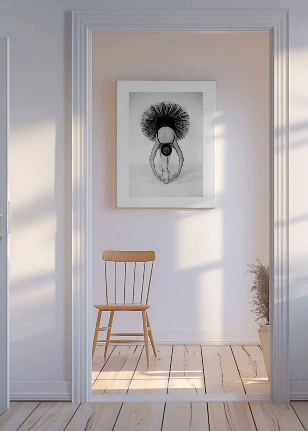 Fotografie baleríny na špičkách