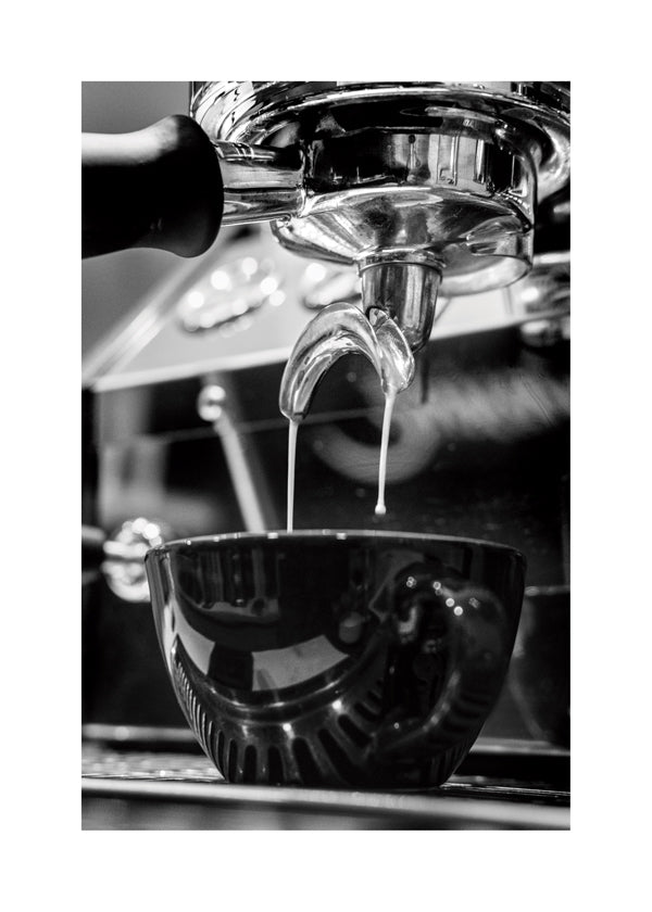 Obraz do kuchyně: Espresso černobíle