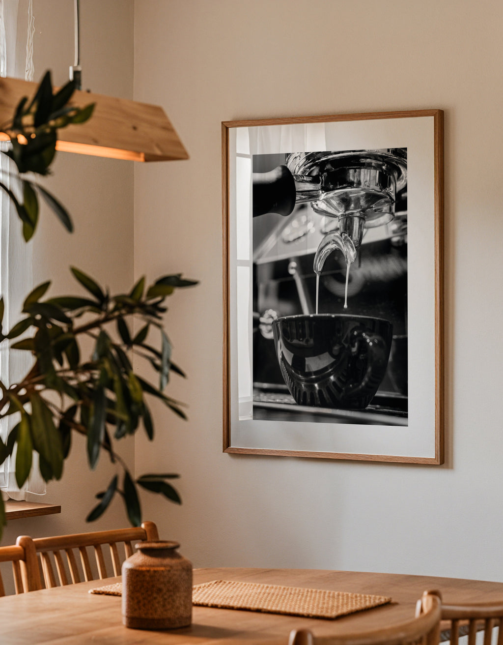Coffee VIII - Framed poster detail