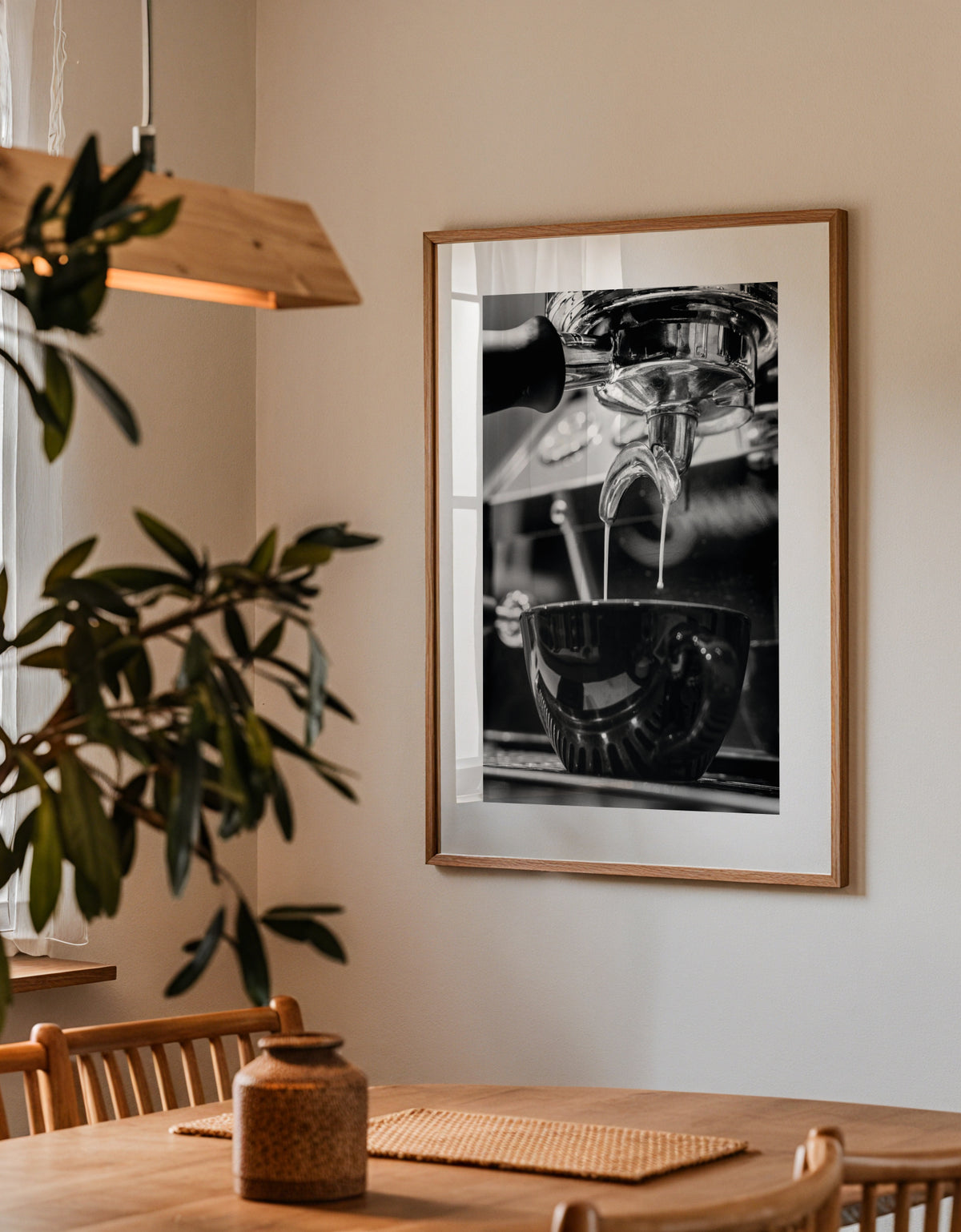 Coffee VIII - Framed poster detail