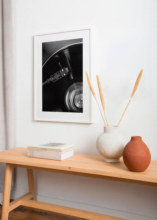 Fotografie vinylu zblízka