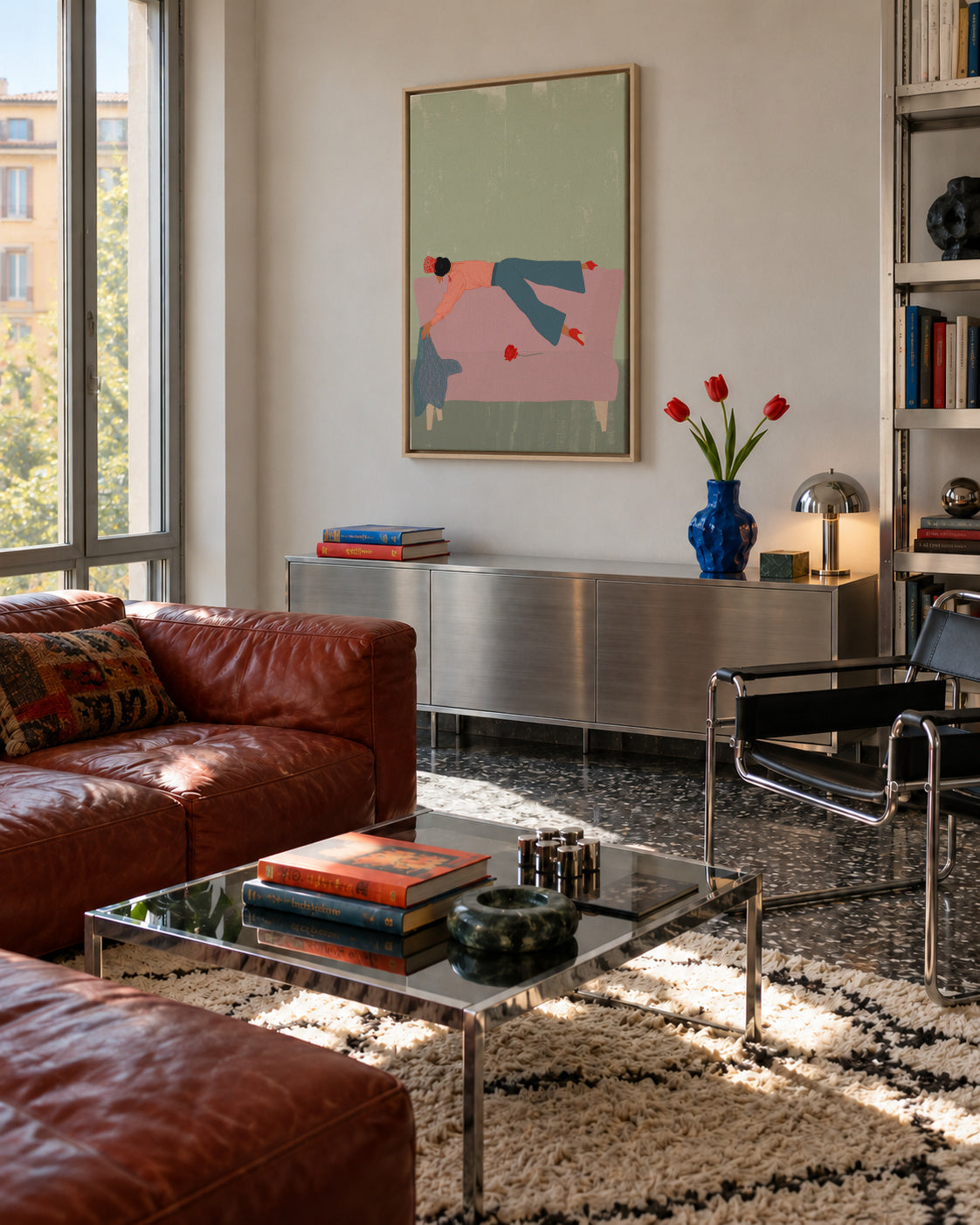 RocAso - Framed canvas in an interior