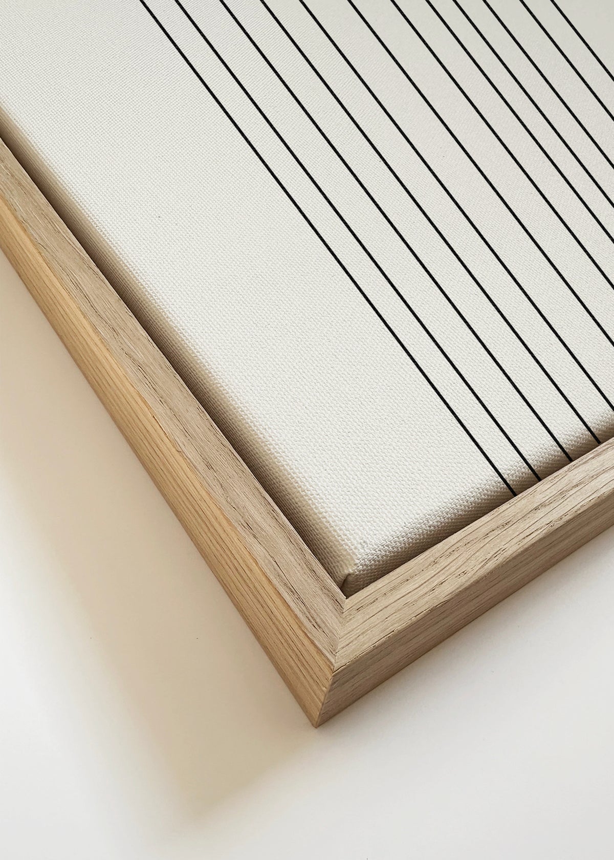 Abstract Flow No2. - Framed canvas detail