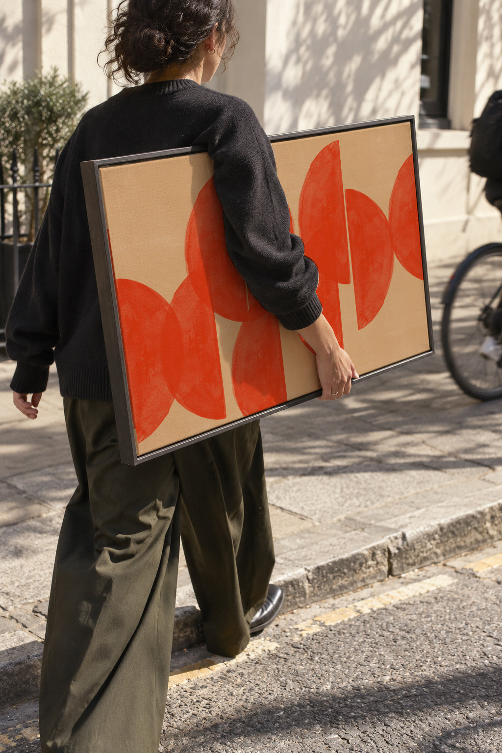 The Future is Bright - Framed canvas in an interior