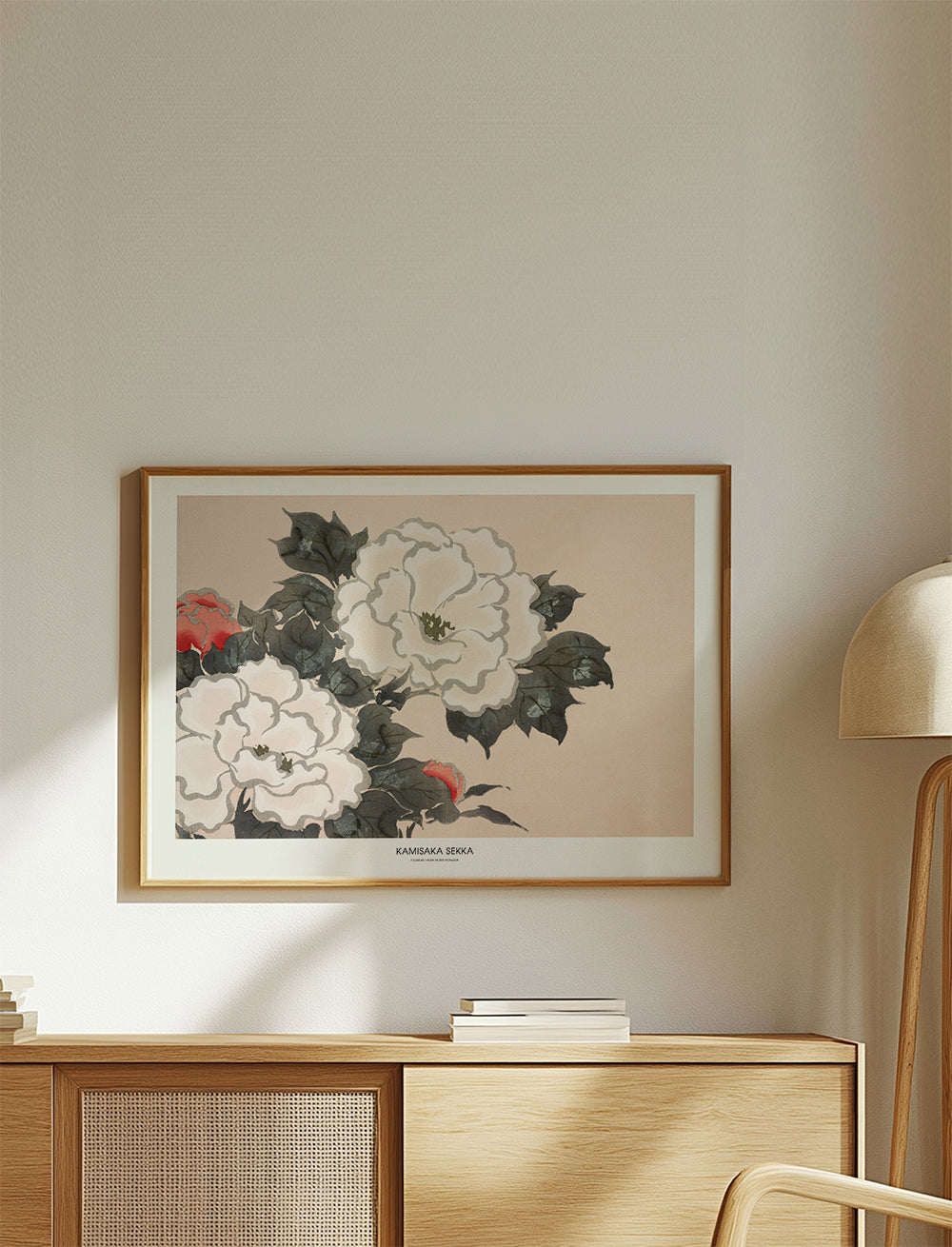 Botanický plakát: japonská studie květin