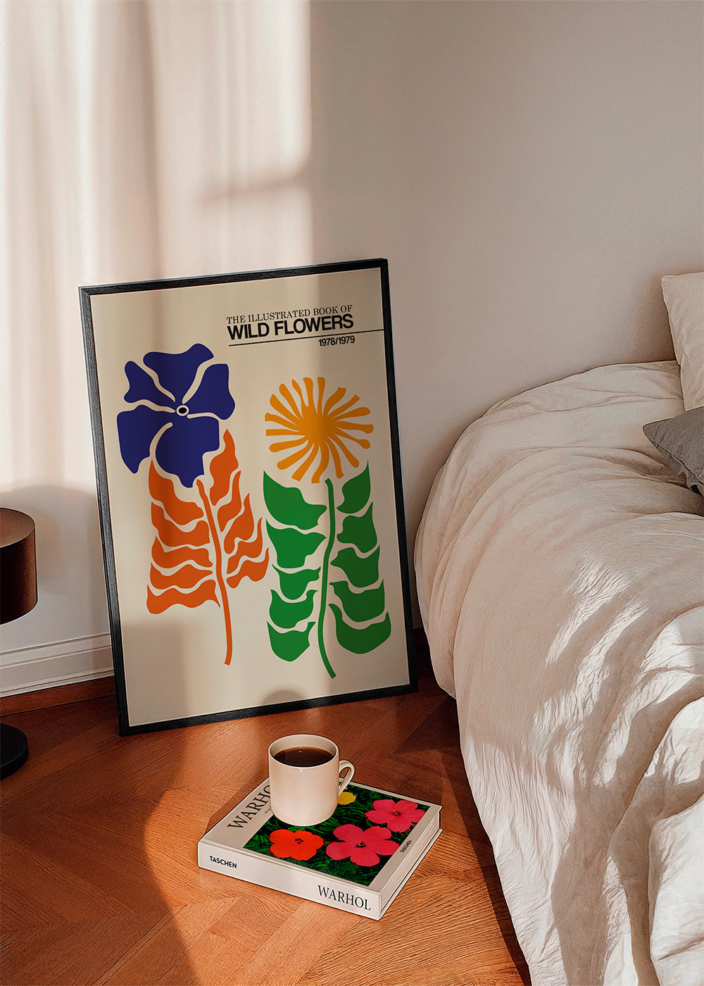 Botanický plakát: Divoké květiny grafika
