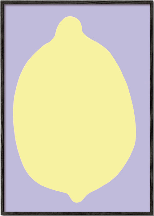 Obraz do kuchyně citron minimalistický