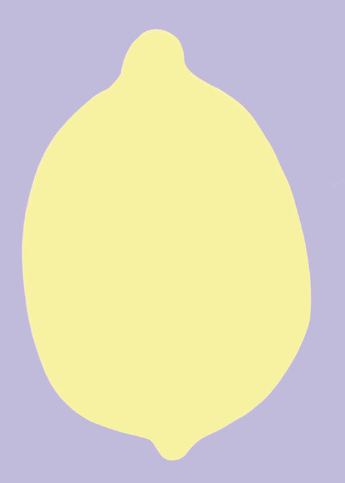 Obraz do kuchyně citron minimalistický