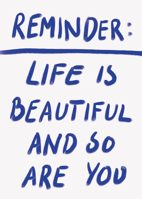 Reminder - Unframed art print