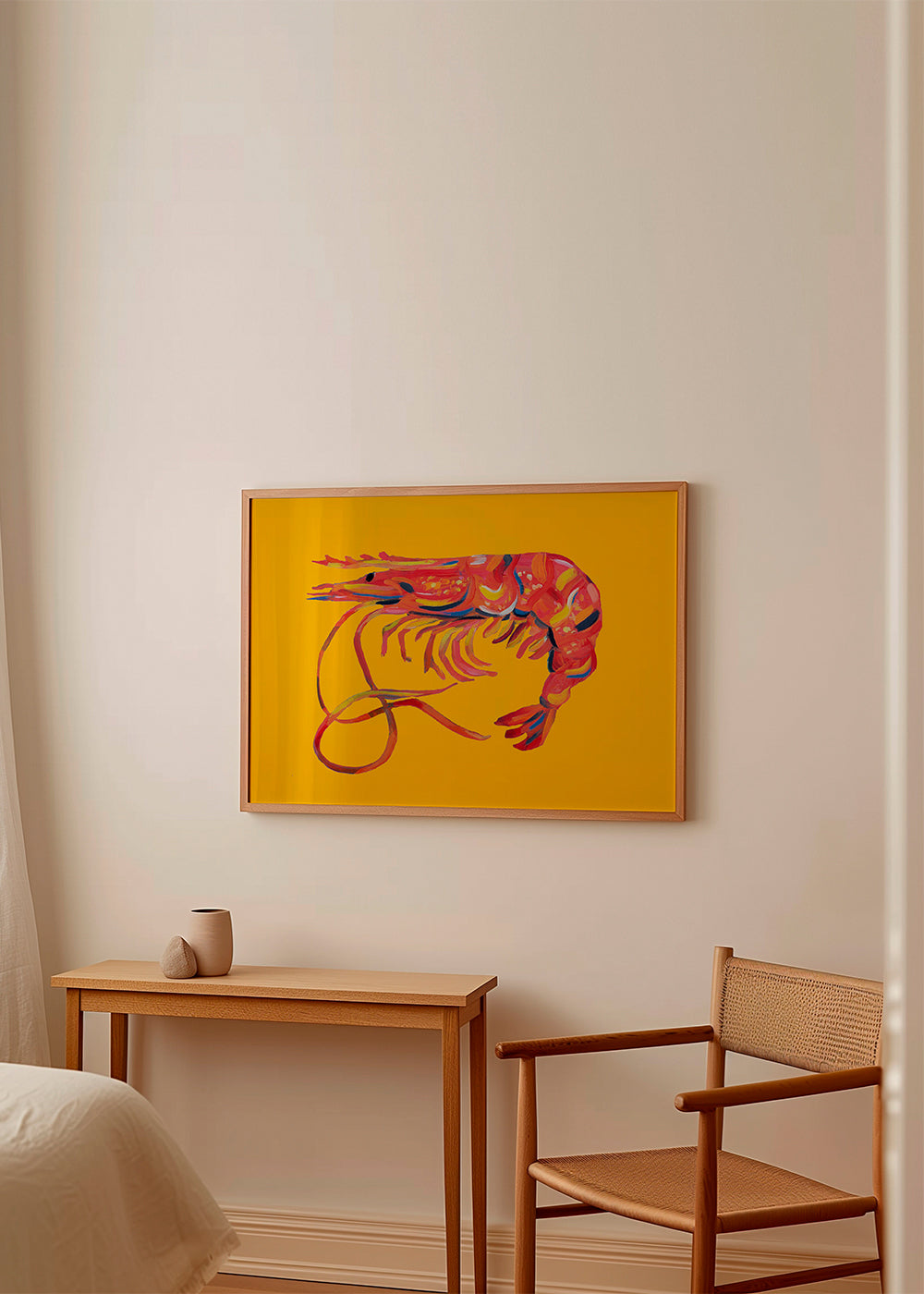 Prawn On Yellow