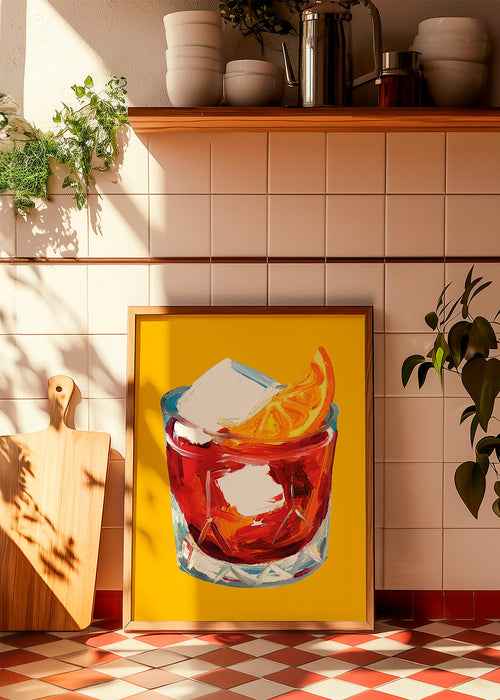 Obraz do kuchyně Ilustrace Negroni