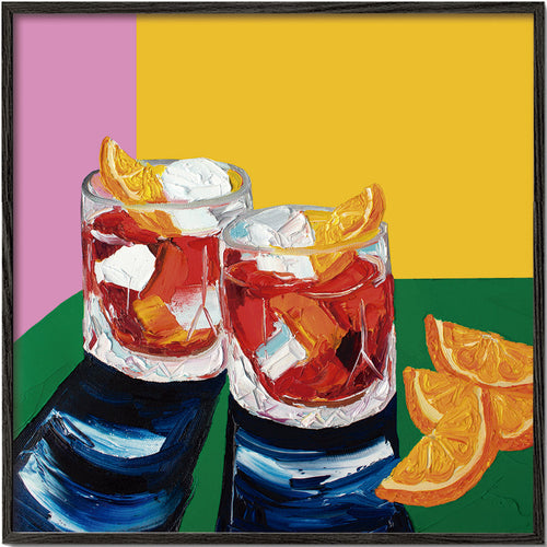 Obraz do kuchyně s ilustrací Negronis
