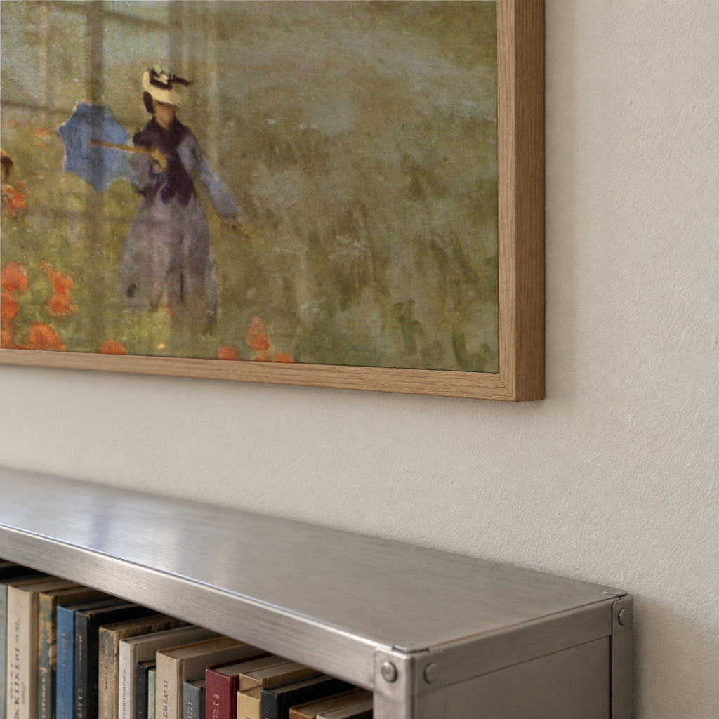 Poppy Field - Claude Monet - Framed poster detail