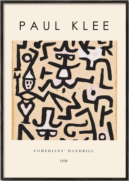Abstraktní obraz Paul Klee čáry a gesta 1938