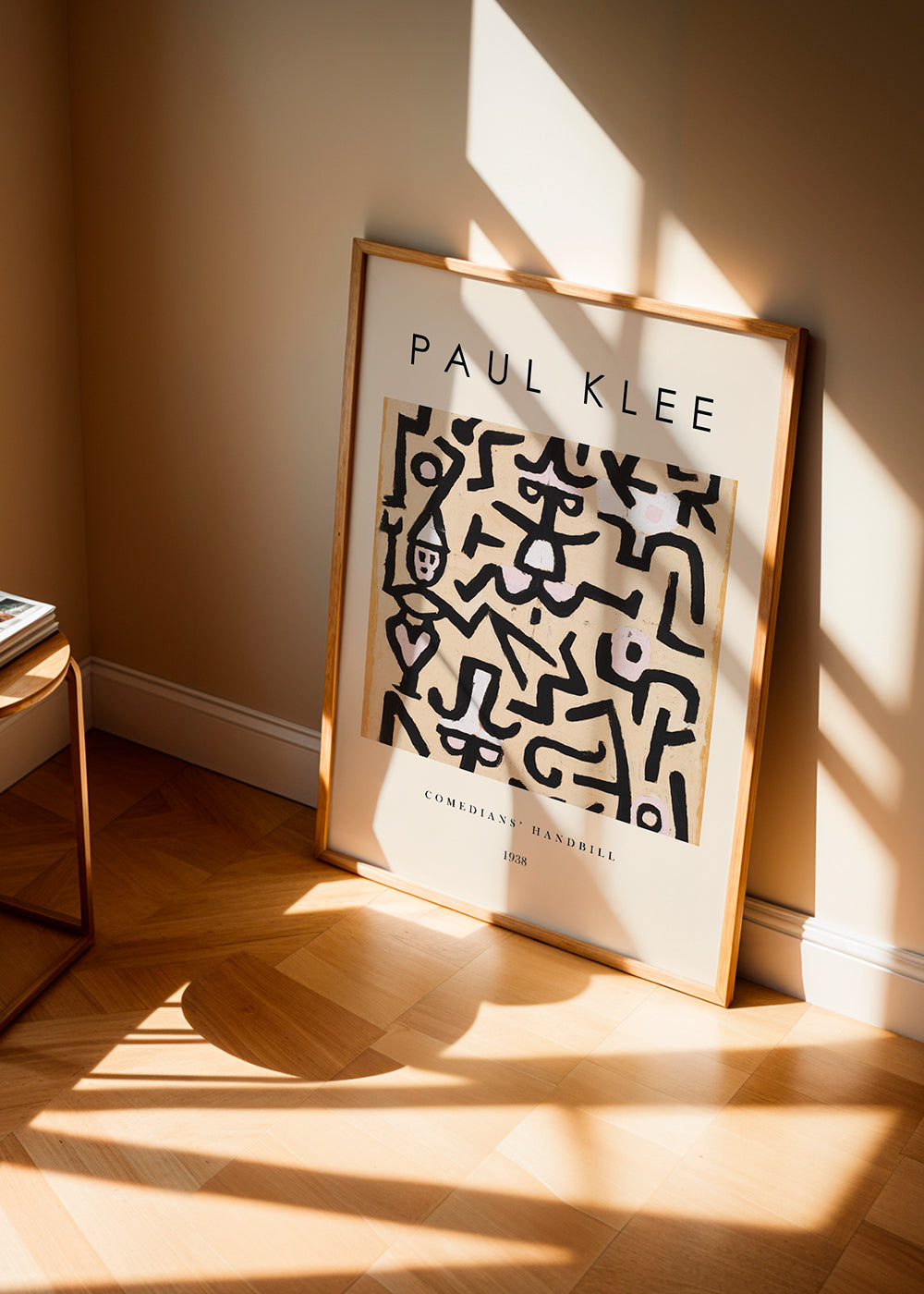 Abstraktní obraz Paul Klee čáry a gesta 1938