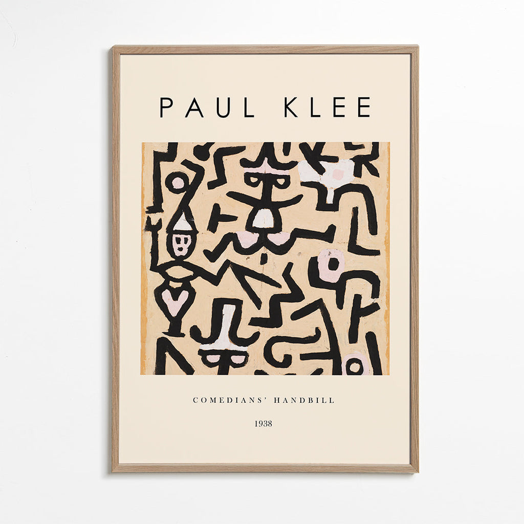 Abstraktní obraz Paul Klee čáry a gesta 1938