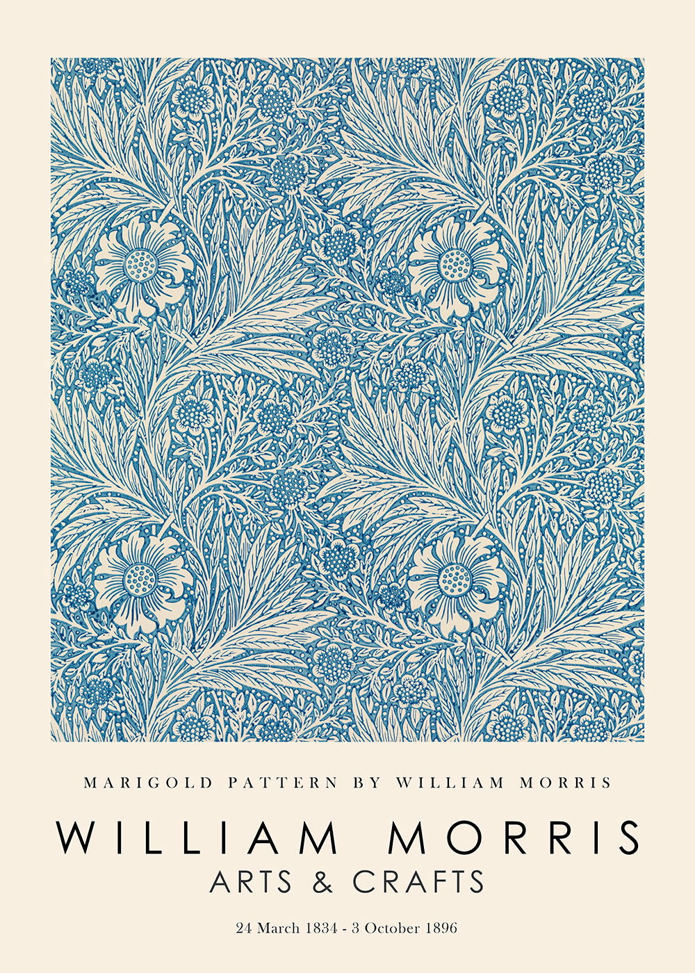 Botanický tisk William Morris Marigold