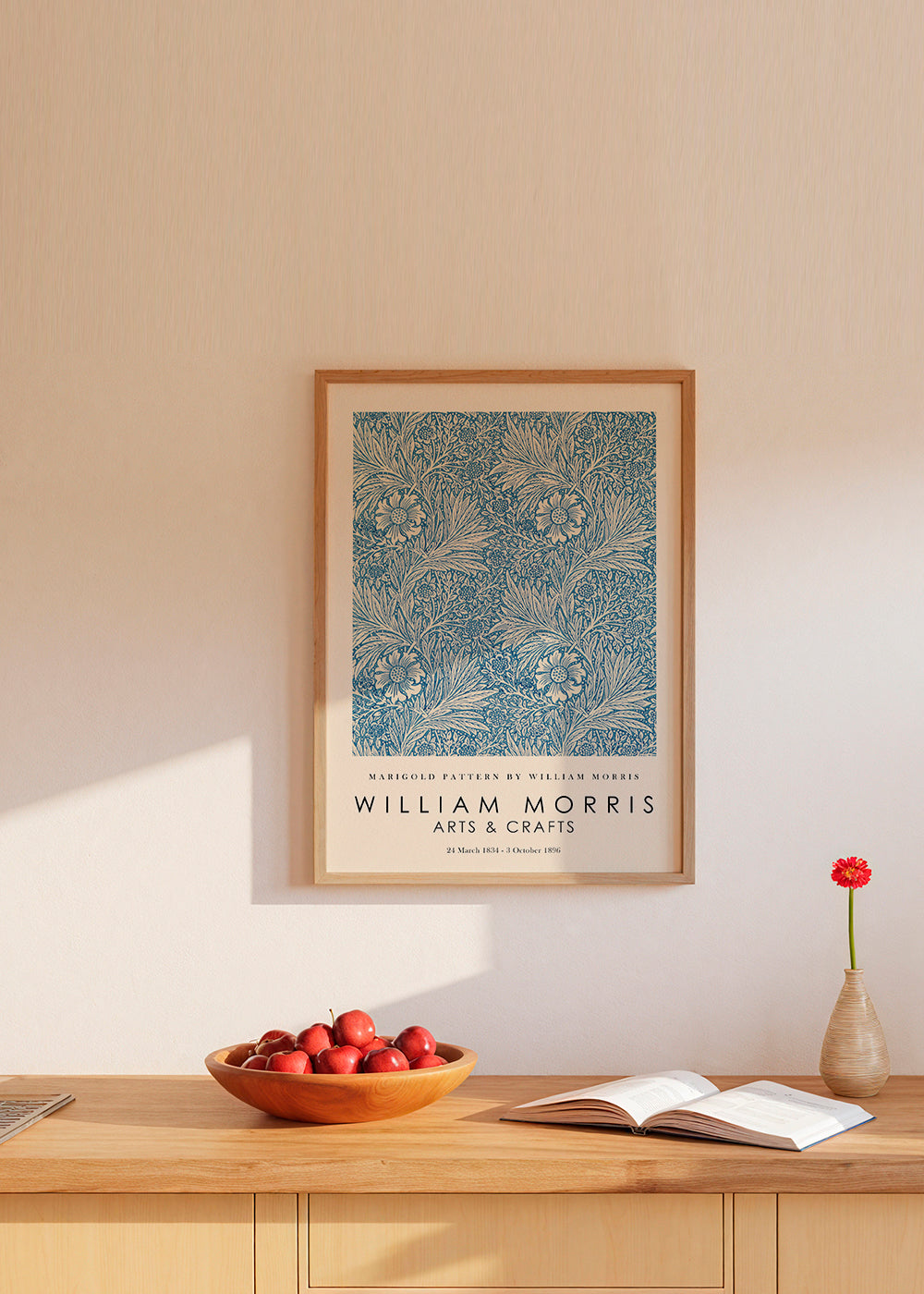 Botanický tisk William Morris Marigold