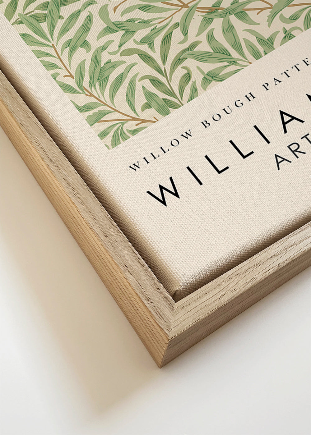 Botanický plakát Willow větve ve stylu Morris