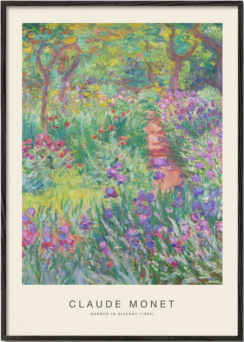 Botanický plakát Zahrada v Giverny