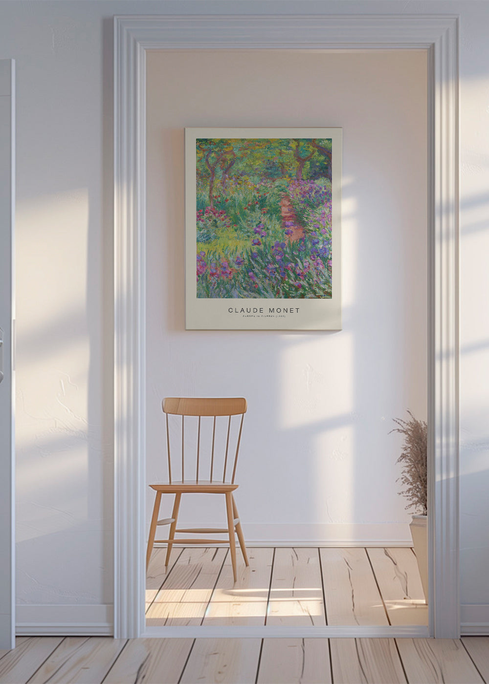 Botanický plakát Zahrada v Giverny