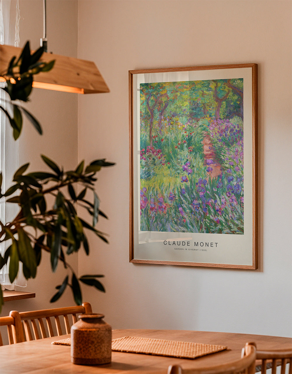 Botanický plakát Zahrada v Giverny