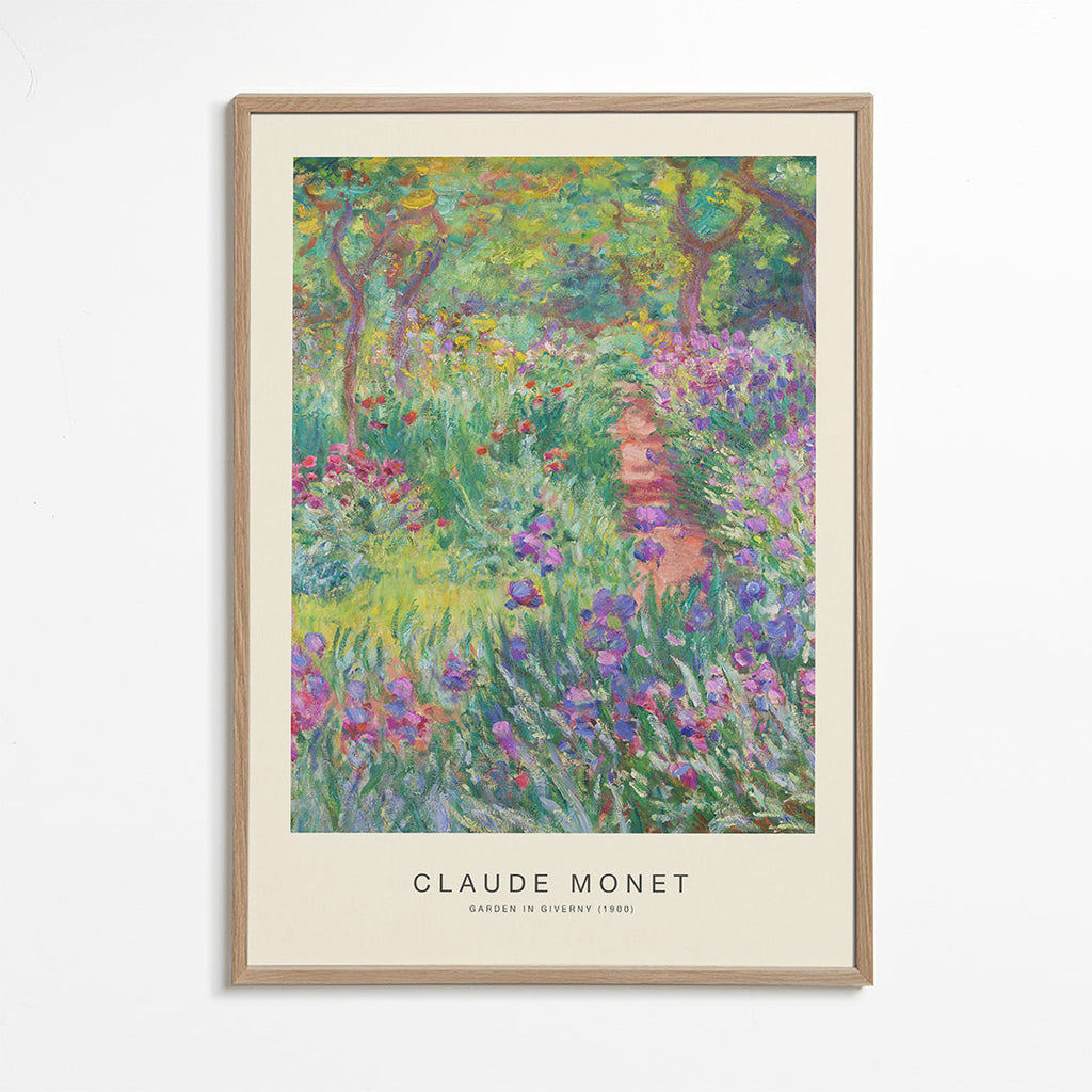 Botanický plakát Zahrada v Giverny