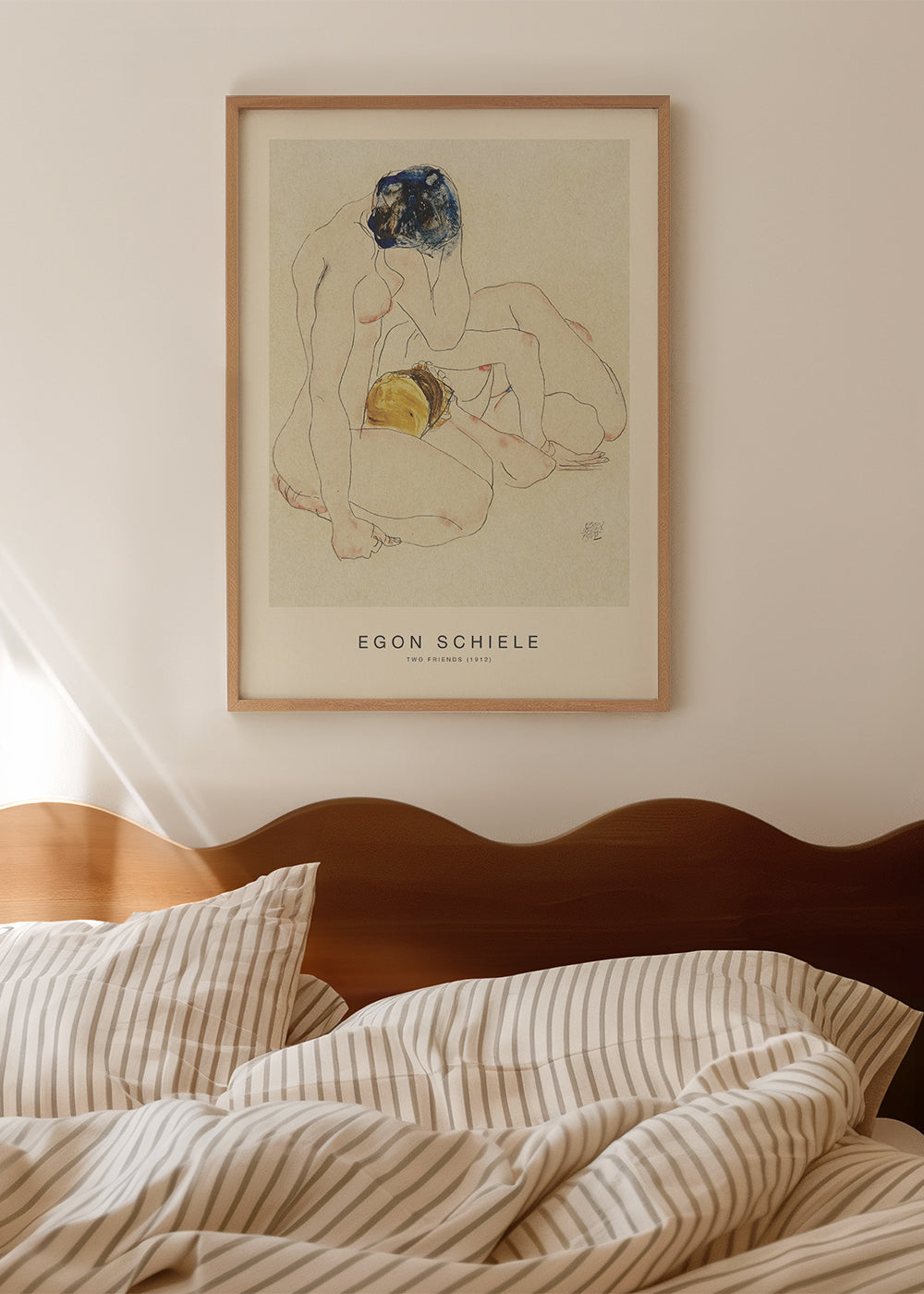 Ilustrace dvou ležících postav