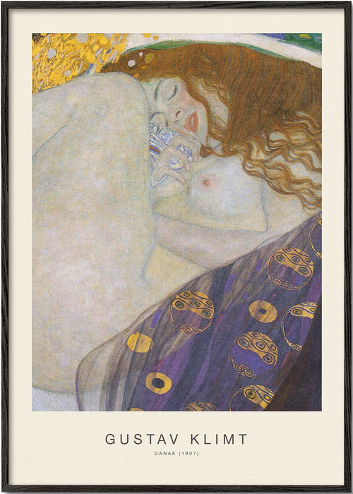 Vintage obraz: Danae ve zlatých tónech