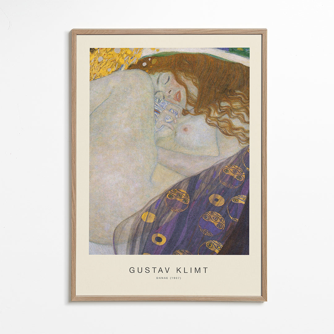 Vintage obraz: Danae ve zlatých tónech