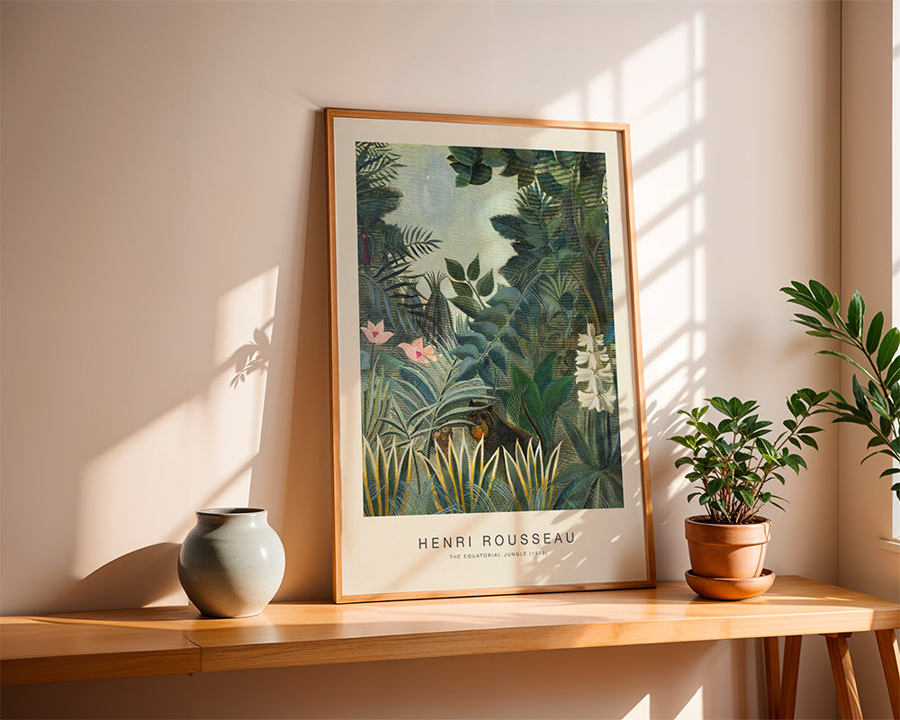 Botanický tisk: Rousseauova džungle