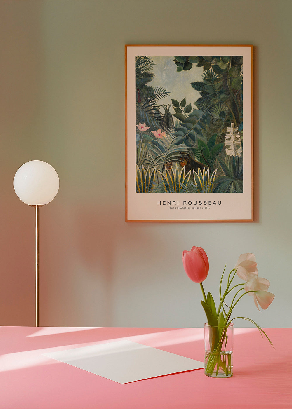 Botanický tisk: Rousseauova džungle